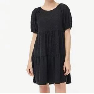 Jcrew clip dot tiered dress size Medium